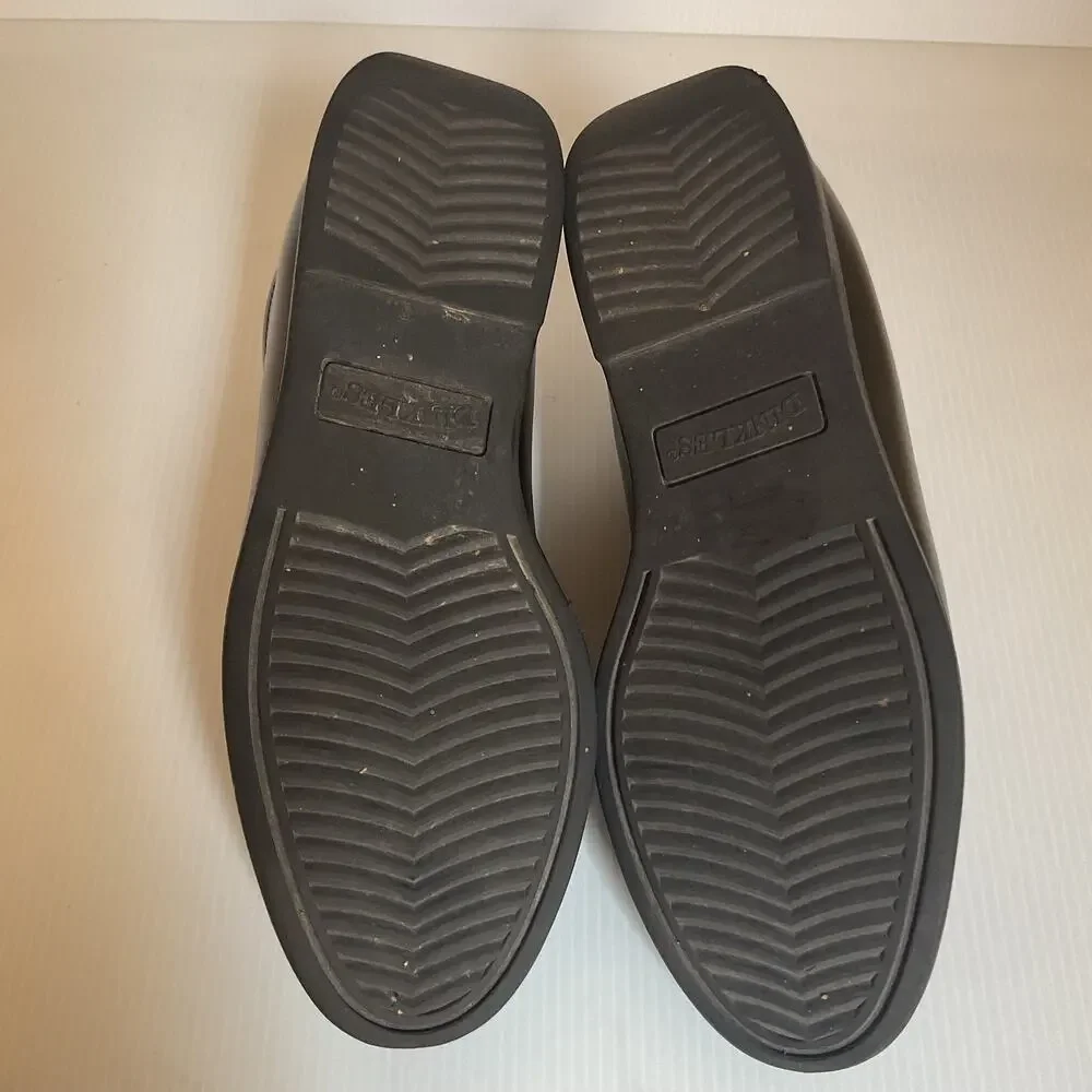 Dinkles Kids Black Dress Shoes Oxford Uniform School Shoes Size 3.5 Youth